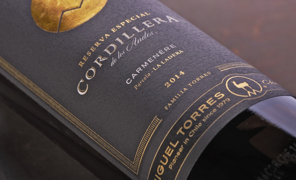 Vinos Cordillera de Miguel Torres rediseñan etiqueta