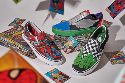 Superhéroes de Marvel en zapatillas Vans