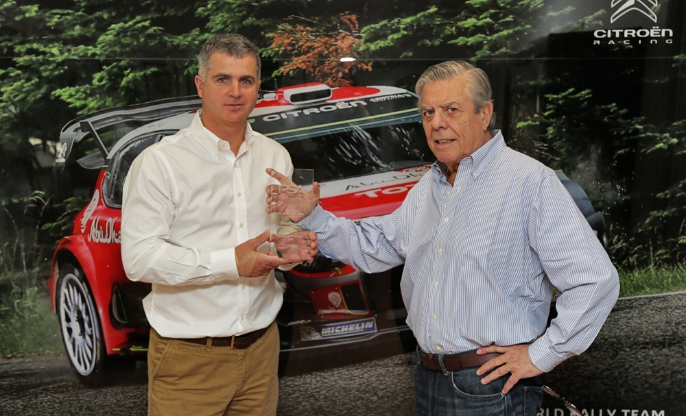 Citroën Chile fue premiado por casa matriz de Francia
