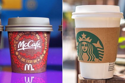 Starbucks y McDonald’s se asocian en rediseño de vasos