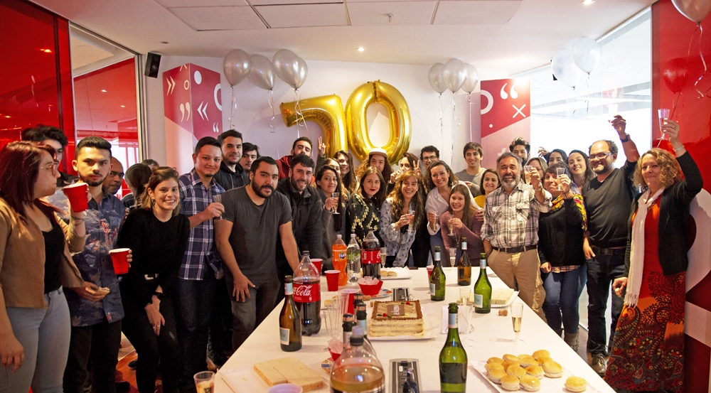 Oficina chilena celebró los 70 años de Ogilvy