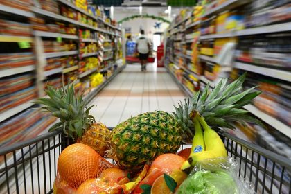 Shoppers chilenos tienden a otro carro de compras
