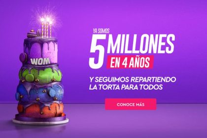 Wom celebró cinco millones de clientes