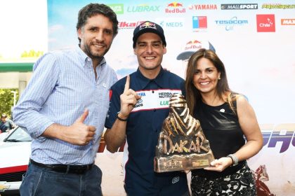 El regreso a Chile del tricampeón del rally Dakar