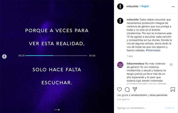 Silenciadas Instagram BBDO Miles Publimark