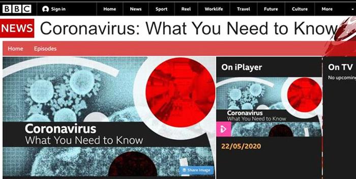 BBC News desktop Publimark