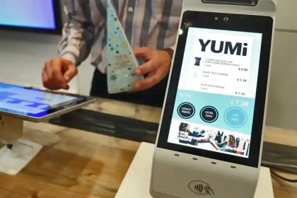 Dispositivo de pago 360 para el comercio minorista