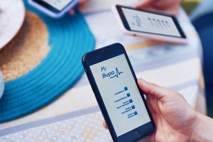 Aplicación móvil del grupo de salud Bupa en Chile