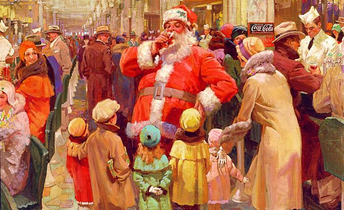 Coca Cola ilustracion 1930 Publimark