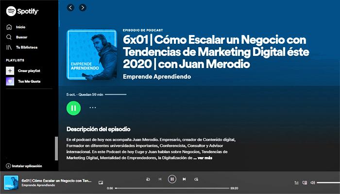 Podcast Spotify Publimark