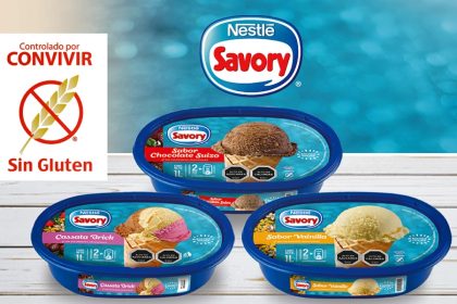Helados de Savory certificados para celíacos