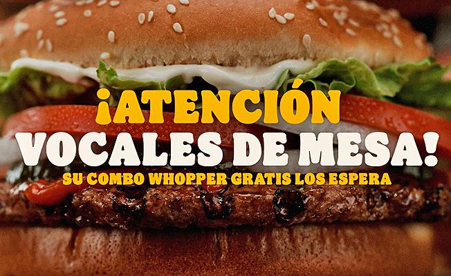 Elecciones Whopper Publimark