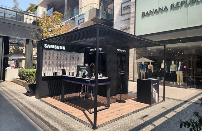 Samsung tienda pop up Publimark