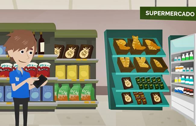 FlowLive imagen supermercado Publimark