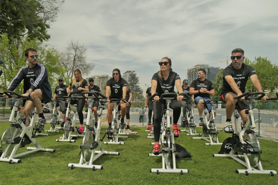 Festival wellness para un smartwatch de Samsung