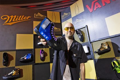 Customización de zapatillas patrocinada por Miller