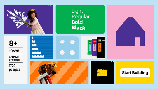 Lego creative brick box Publimark