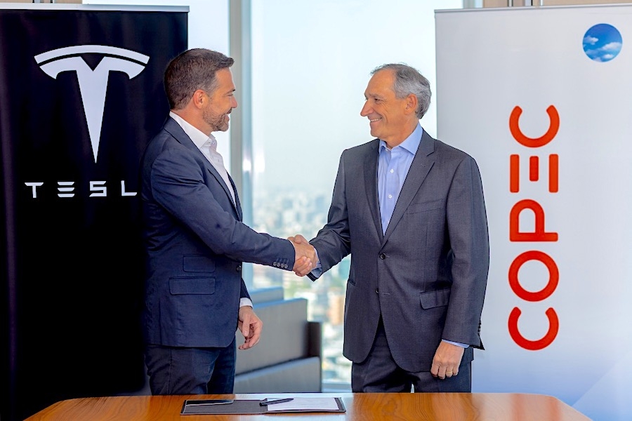 Copec y Tesla fortalecerán red de carga eléctrica en carreteras de Chile